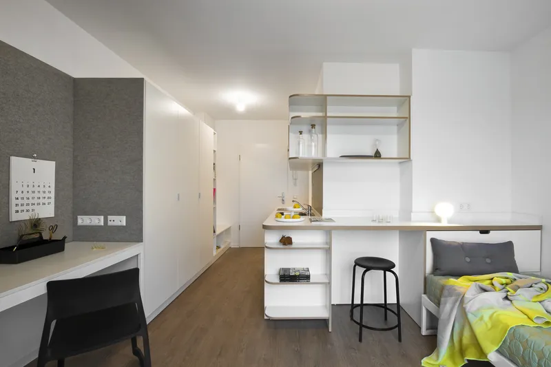 modern & möbliert & zentral, 1-Zimmer Studio im STUDIO HOUSE BERLIN am Mauerpark — photo 1